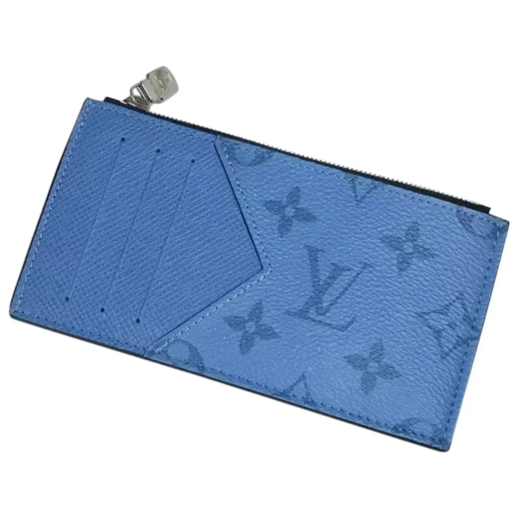 Louis Vuitton Coin Card Holder Blue Lagoon   