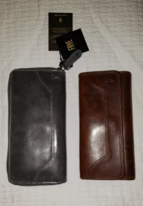 Frye Melissa Zip Around Leather Wallet
