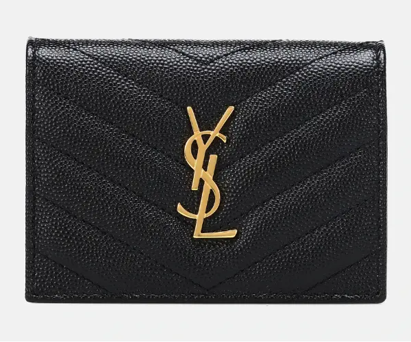 Saint Laurent Monogram Leather Wallet