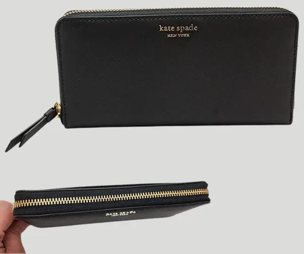 Kate Spade Saffiano Leather Zip-Around Wallet