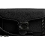 Black Paatent Leather Coach Wristlet